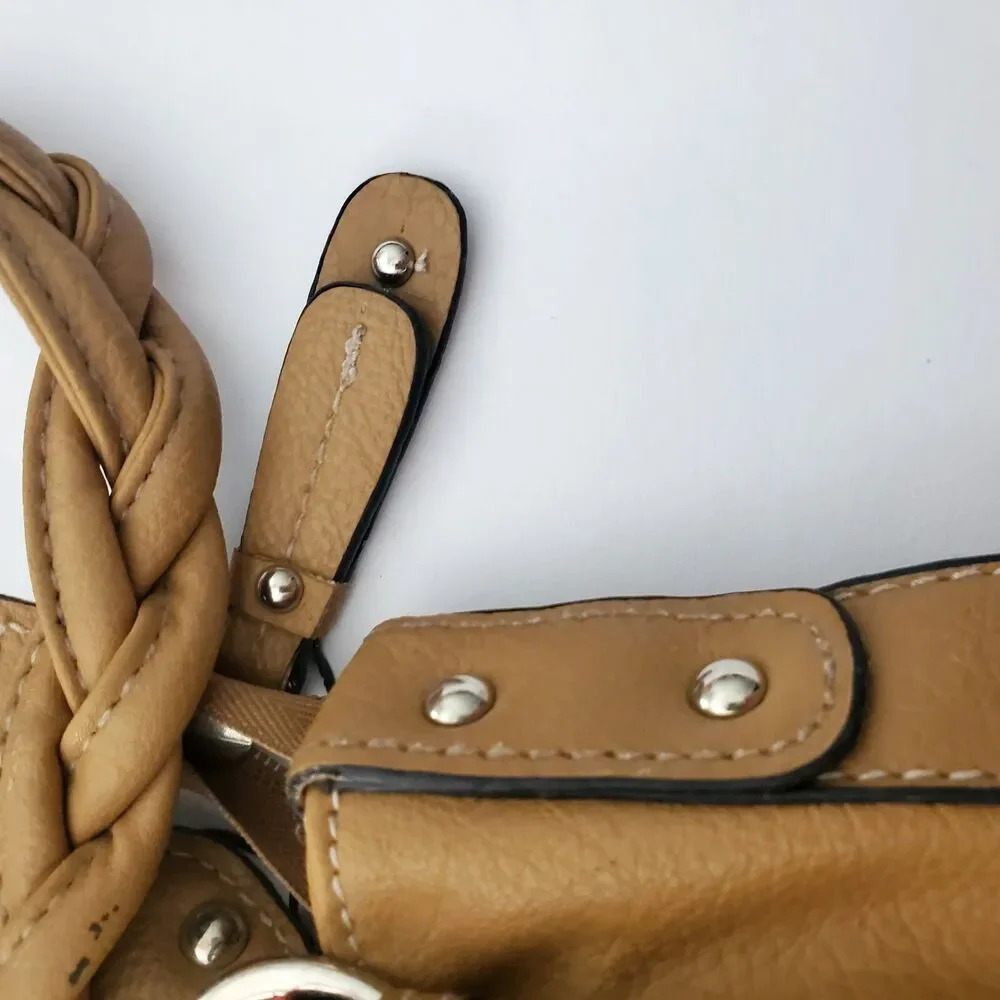 Brown Rossetti Leather Vinyl Purse With Wallet EUC